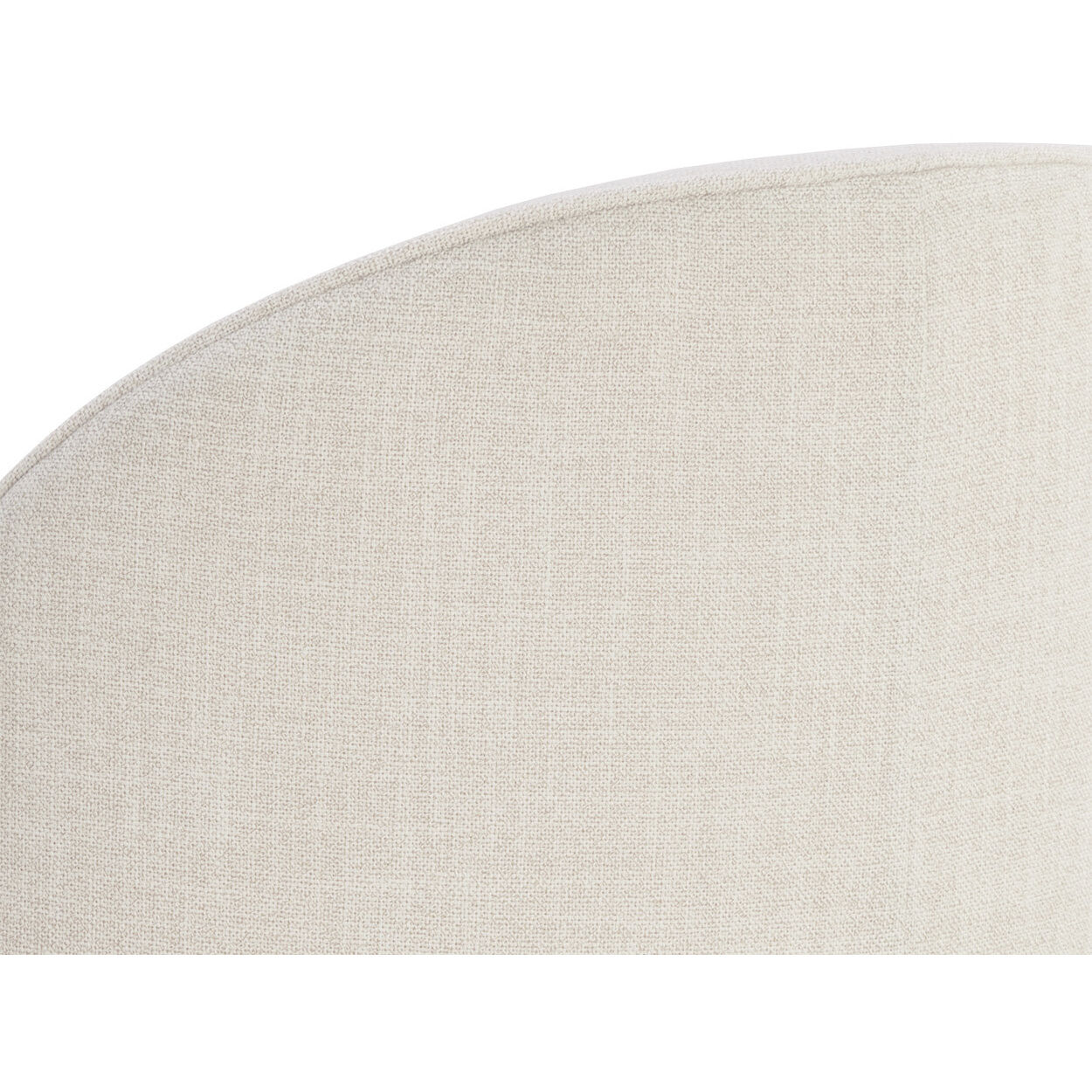 Cavoli Effie Linen Swivel Dining Chair